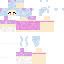 skin for Cute girl w blue hair
