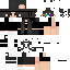 skin for cute girl with rainbow glasses