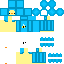 skin for Cyan bee duck hoodie
