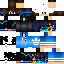 skin for Dark Blue Patterned Boy