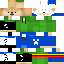 skin for Doge Gamer azul