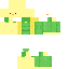 skin for duck with green hoodie 