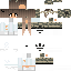 skin for Edited Snow Camo Bandana Girl