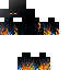 skin for Ender man with fire powers i guess