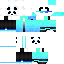 skin for Frosty Panda Gamer with sunglasses