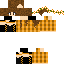 skin for Gingham Orange Brown Hair