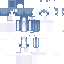 skin for Girl Blue Hair Slim