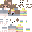 skin for Girl in rainbow sweater