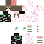 skin for girl with flower hoodie
