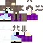 skin for Girl with purple shirt