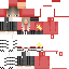 skin for girl with red sweatshirt