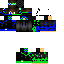 skin for green and dark blue gamer