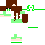 skin for Green masked kitsune girl