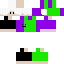 skin for greenpurple hoodie