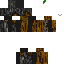 skin for half dead tree