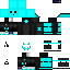 skin for Halloween blue slime