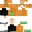 skin for Halloween Fox with Green pumpkin
