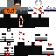 skin for Halloween Jack o lantern costume