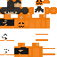 skin for Halloween Orange Hoodie