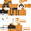 skin for halloween pumpkin girl