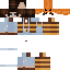 skin for Human Scarecrow with Pumpkin hat