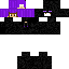 skin for My version of enderman hoodie brown eyes and hair