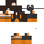 skin for Orange and black bunny