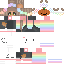 skin for pastel rainbow girl pumpkin mask
