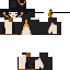 skin for Penguin with half a Pumpkin face