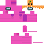 skin for Pink Among Us With Pumpkin Hat