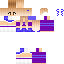 skin for Purple and blue cheerleader