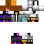 skin for purple and dark blue gamer boy