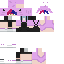 skin for purple fish hoodie girl