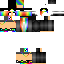 skin for Rainbow blind Halloween girl