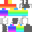 skin for rainbow gray