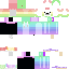 skin for rainbow polar bear