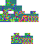 skin for Rainbow purple Green Ninja
