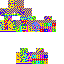 skin for Rainbow purple yellow Ninja