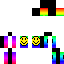 skin for RAINBOW SMILEY FACE