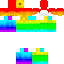 skin for Rainbow Steve Wearing a Face Mask