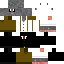 skin for Rat with suspenders and suit Rolled up sleeves