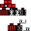 skin for Red Crewmate Skeleton