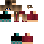 skin for red sweatshirt brown hair