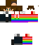 skin for rick with rainbow sweater