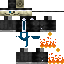 skin for Skeleton Gentleman blue cyan