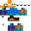 skin for Steve cargando calabaza con dulces