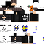 skin for swedish boy with pumpkin mask
