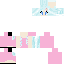 skin for Teal hair pink dress