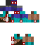skin for Upside down steve but with skull