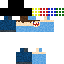 skin for Weird steve holding a Rubicks Cube